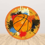 Allenjoy Basketball Round Backdrop
