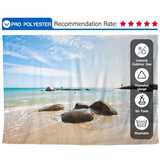 Allenjoy Beach Stone Ocean Summer Backdrop for Holiday Sunshine - Allenjoystudio