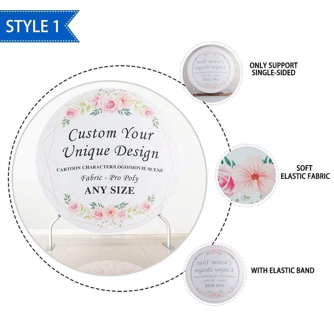 Allenjoy Bee Sweet Round Backdrop - Allenjoystudio