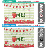 Allenjoy Berry Sweet Backdrop for 1st Birthday - Allenjoystudio