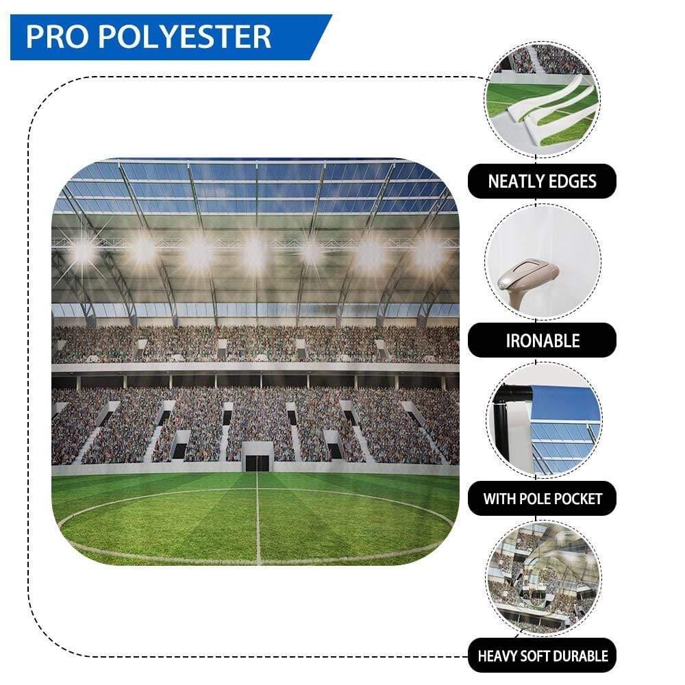 Allenjoy Birthday Football Field Sports Backdrop - Allenjoystudio