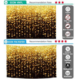 Allenjoy Black and Gold Backdrop for Party Prom Birthday Party - Allenjoystudio