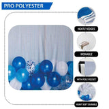 Allenjoy Blue Balloon Backdrop for Boys Designed by Panida Phillips - Allenjoystudio
