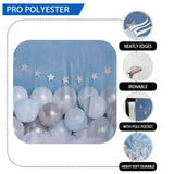 Allenjoy Blue Balloon Little Star Backdrop for Boys Designed by Panida Phillips - Allenjoystudio