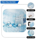 Allenjoy Blue Bokeh Backdrop Christmas Gift Backdrop - Allenjoystudio
