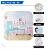 Allenjoy Blue Sky Ice Cream Shop Travel Hawaii Sandy Beach for Children Bridal Shower - Allenjoystudio