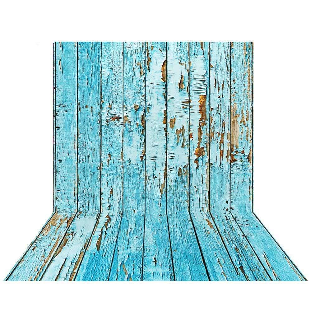 Allenjoy Cracked Blue Backdrop Floor for Newborn Photography - Allenjoystudio