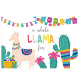Allenjoy Bohemian Style Alpaca Cactus Flower Spring Party Background Photocall - Allenjoystudio