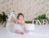 Allenjoy Boho Tent Backdrop for Cake Smash Designed by Panida Phillips - Allenjoystudio