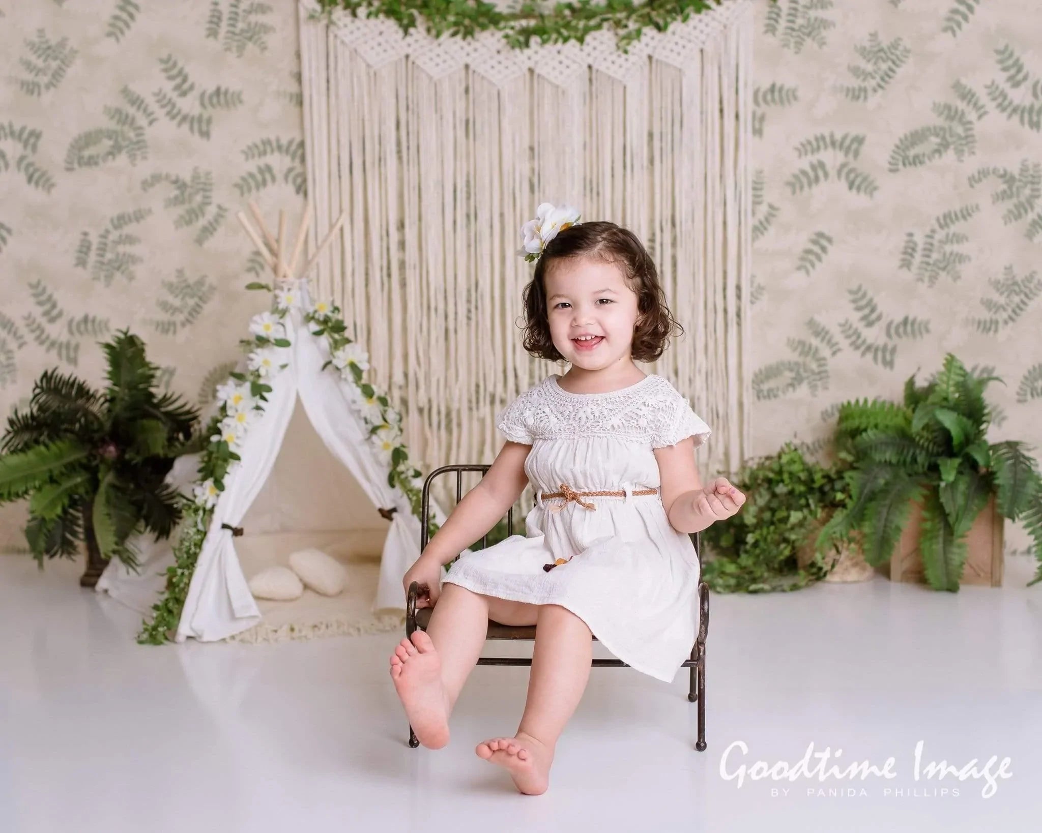 Allenjoy Boho Tent Backdrop for Cake Smash Designed by Panida Phillips - Allenjoystudio