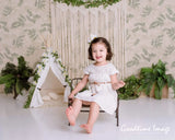Allenjoy Boho Tent Backdrop for Cake Smash Designed by Panida Phillips