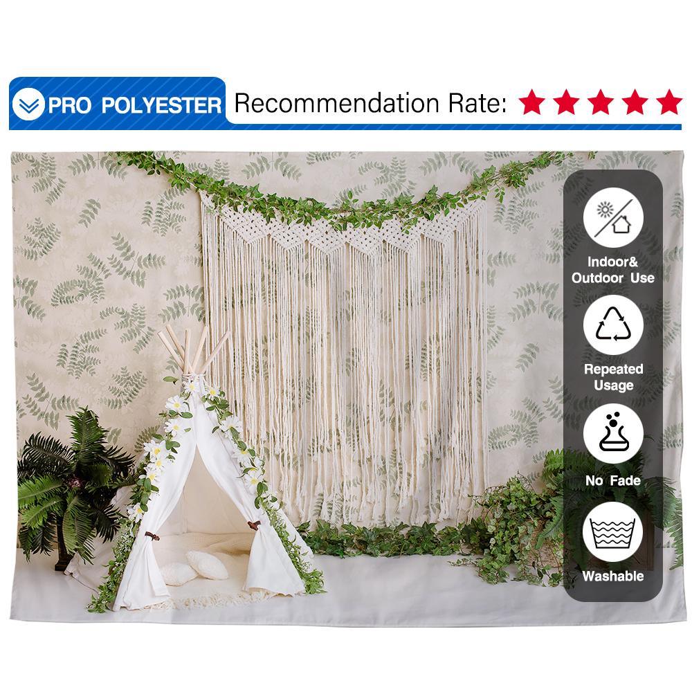 Allenjoy Boho Tent Backdrop for Cake Smash Designed by Panida Phillips - Allenjoystudio