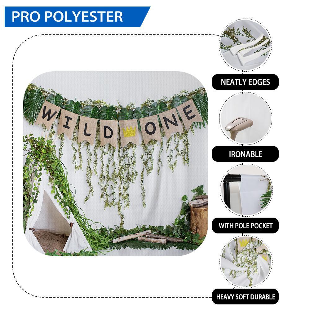Allenjoy Boho Tent Wild One Cake Smash Backdrop Designed by Panida Phillips - Allenjoystudio