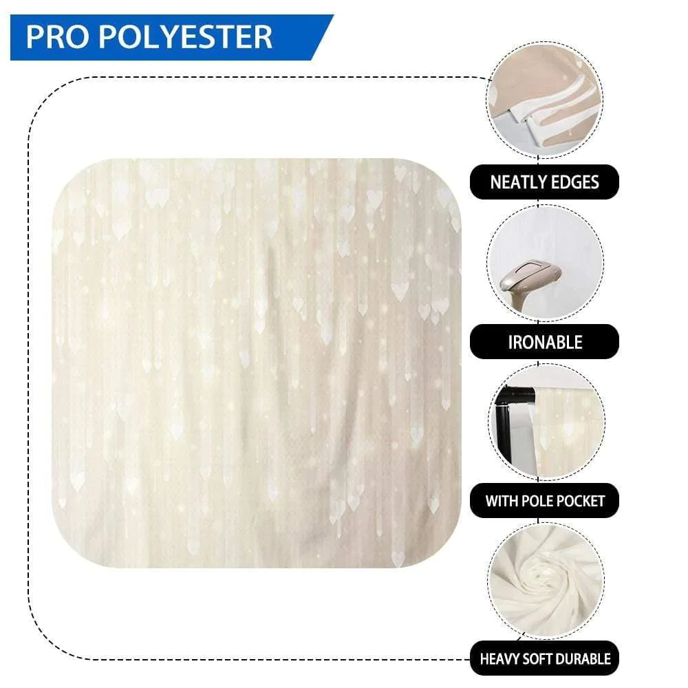 Allenjoy Bokeh Valentine Heart Shiny Glitter Love Backdrop - Allenjoystudio