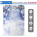 Allenjoy Bokeh Sparkling Glitter Christmas Snow Branch Backdrop - Allenjoystudio