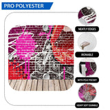 Allenjoy Brick Wall Backdrop Graffiti Mouth Personalized Photo Background Floor - Allenjoystudio