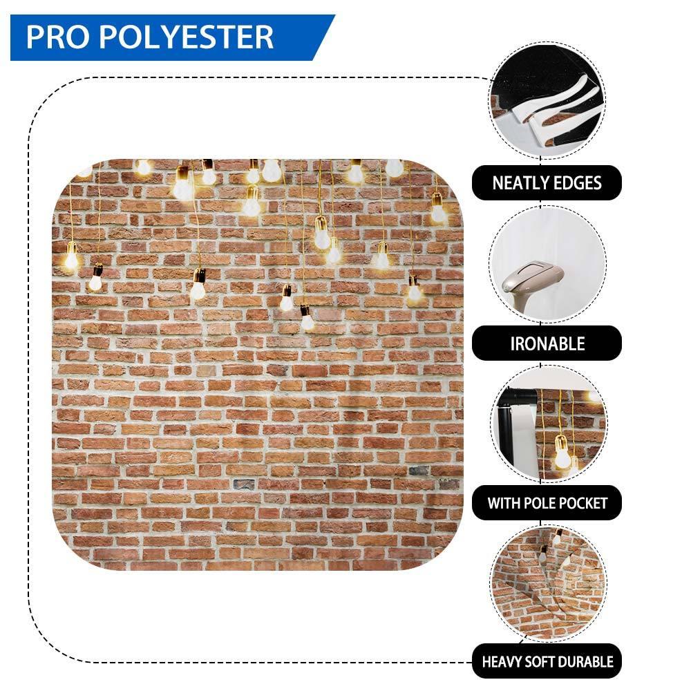 Allenjoy Brick Wall with Shiny Light Backdrop - Allenjoystudio