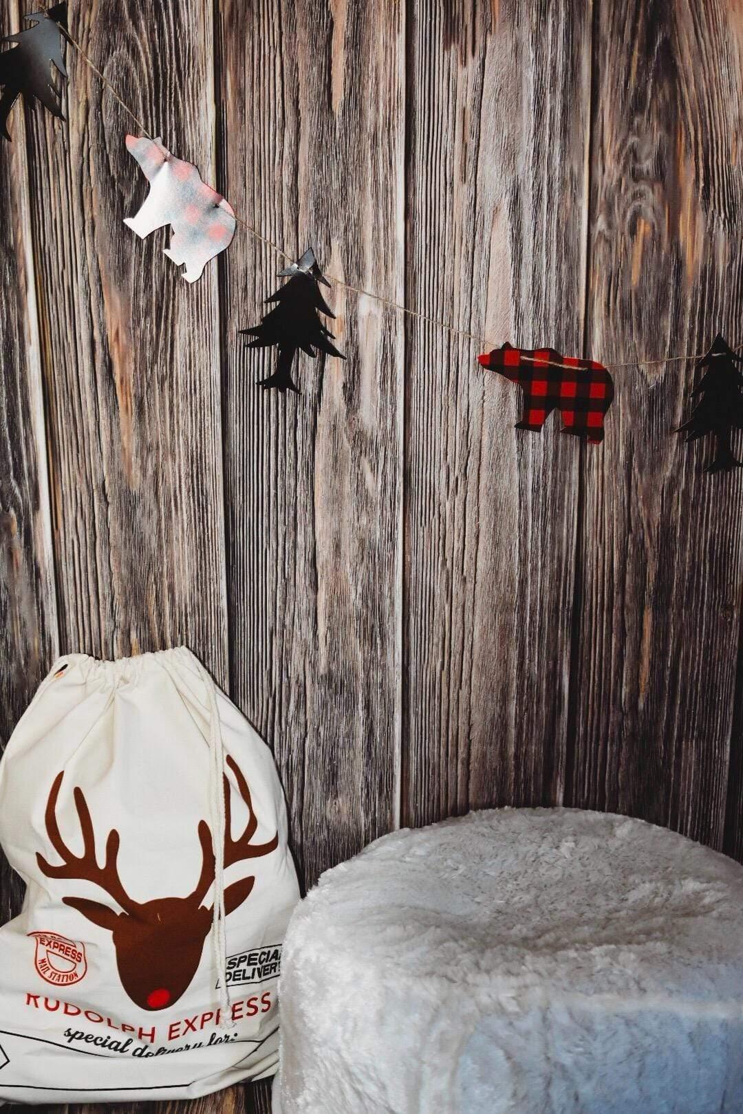 Allenjoy Brown Wood Backdrops for Newborn - Allenjoystudio