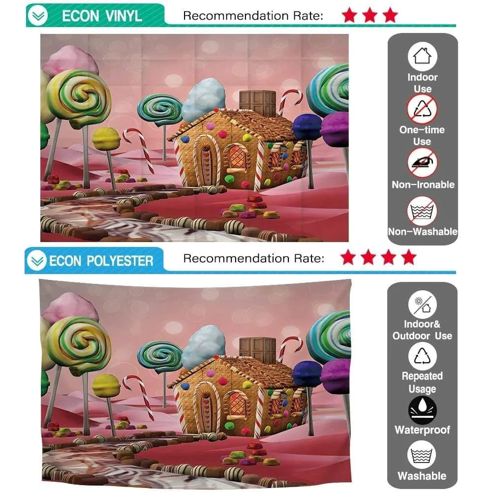 Allenjoy Candy Background for Photo Wall-papers Pink Bokeh Polka Dots Bar Distressed - Allenjoystudio