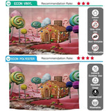 Allenjoy Candy Background for Photo Wall-papers Pink Bokeh Polka Dots Bar Distressed - Allenjoystudio