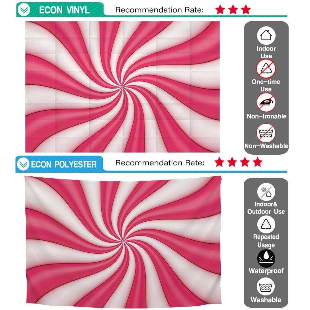 Allenjoy Candy Photophone Backgrounds Studio Stripe Pink White Spiral Pattern Cartoon - Allenjoystudio