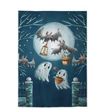 Allenjoy Cartoon Backdrop for Halloween Ghost Bats Full Moon Starry Children Photostudio - Allenjoystudio