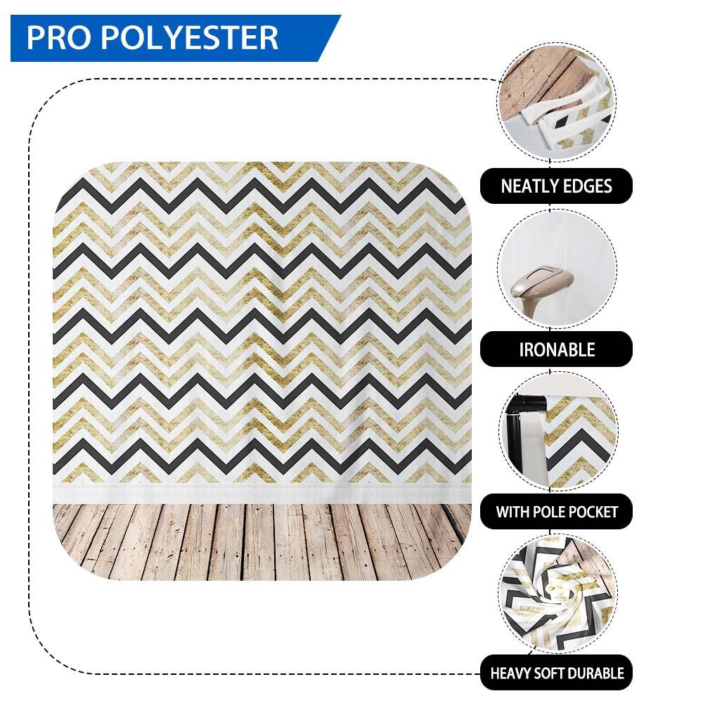 Allenjoy Chevron Backdrops Lines Modern Wood Floor Background for Photo Shoots - Allenjoystudio