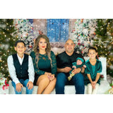 Allenjoy Christmas Outdoor Pine Tree Deer Backdrop for Kids - Allenjoystudio