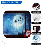 Allenjoy Christmas Snowflake Winter Moon Deers Pillow Window Backdrop - Allenjoystudio