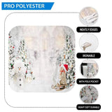 Allenjoy Christmas Outdoor Pine Tree Snowman Deer Backdrop for Children - Allenjoystudio