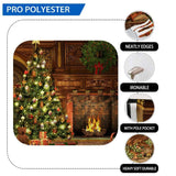 Allenjoy Christmas Classic Fireplace Warm Indoor Backdrop - Allenjoystudio