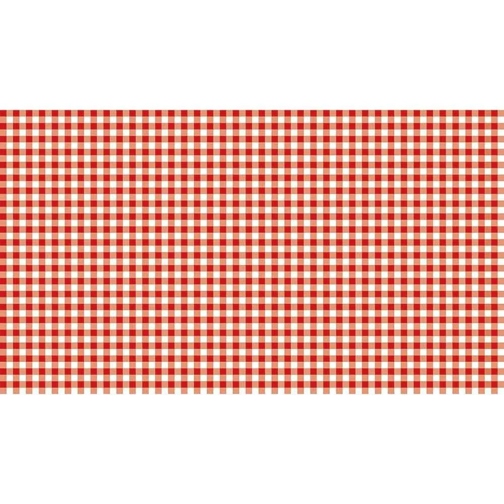 Allenjoy Christmas Kitchen Red Checkered Banner Tablecloth - Allenjoystudio