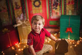 Allenjoy Christmas Luxuriant Toys Shop Store Backdrop for Children