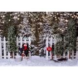 Allenjoy Christmas Santa Claus Pine Backdrop for Photography Studio Designed by Panida Phillips - Allenjoystudio