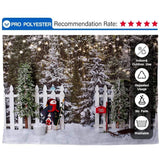 Allenjoy Christmas Santa Claus Pine Backdrop for Photography Studio Designed by Panida Phillips - Allenjoystudio