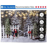 Allenjoy Christmas Santa Claus Pine Backdrop for Photography Studio Designed by Panida Phillips - Allenjoystudio