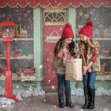 Allenjoy Christmas Gifts Store New Year Snowflake Backdrop for Kids