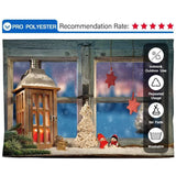 Allenjoy Christmas Winter Snowflake Sparkle Window Backdrop - Allenjoystudio