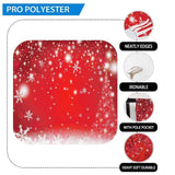 Allenjoy Christmas Xmas Winter Bokeh White Snowflake Red Backdrop - Allenjoystudio