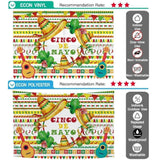 Allenjoy Cinco De Mayo Party Photography Backdrop Cactus Guitar Banners Photocall - Allenjoystudio