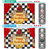 Allenjoy Circus Elephant Checkerboard Backdrop - Allenjoystudio