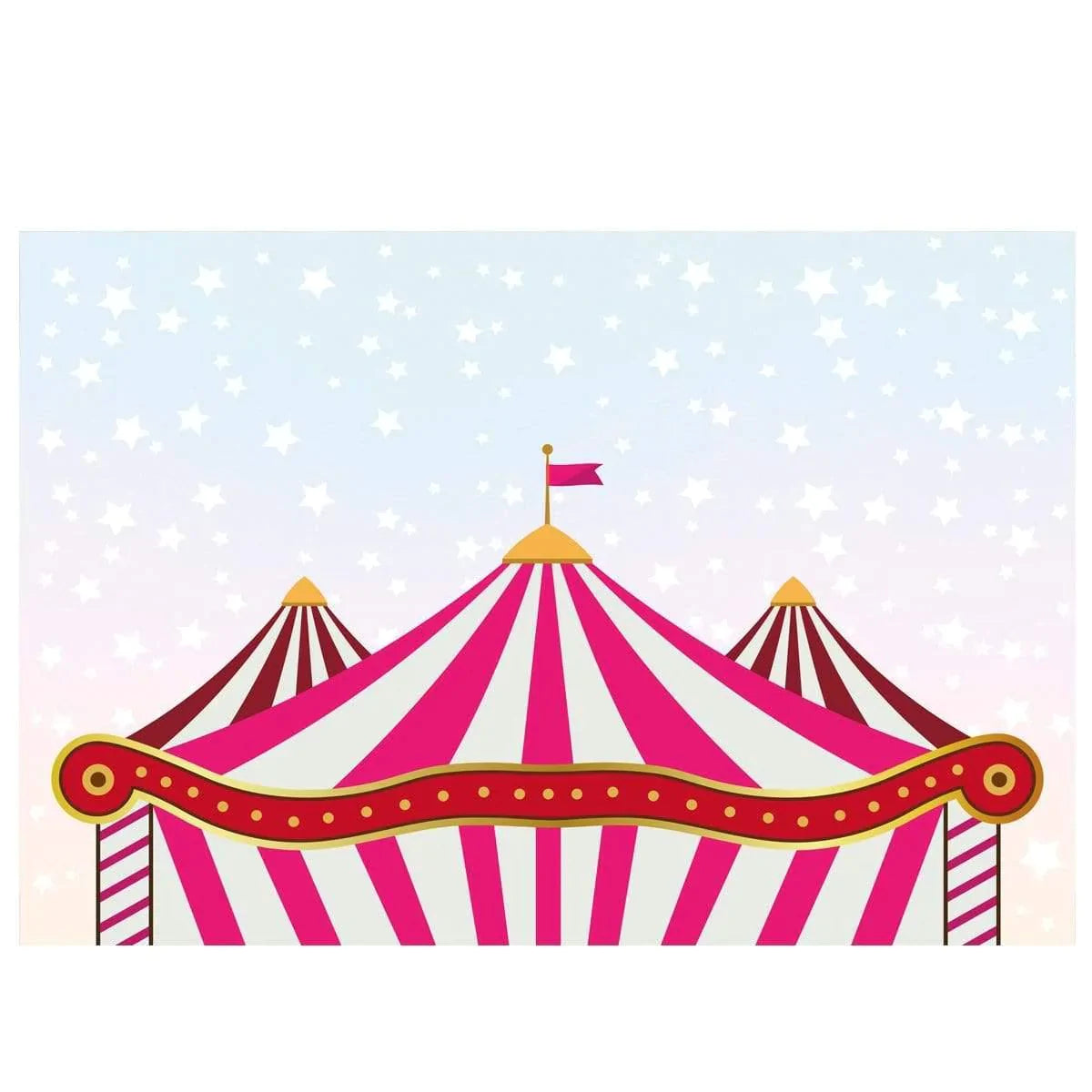 Allenjoy Circus Stars Children Party Background Background for Photo Studio Backdrop - Allenjoystudio