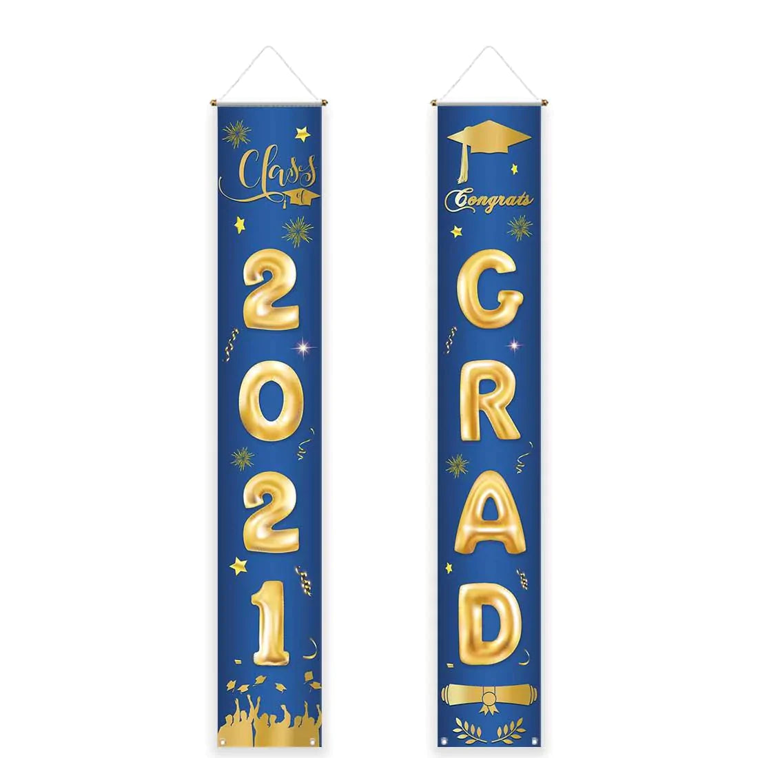 Allenjoy Class of 2021 Graduation Welcome Door Banner - Allenjoystudio