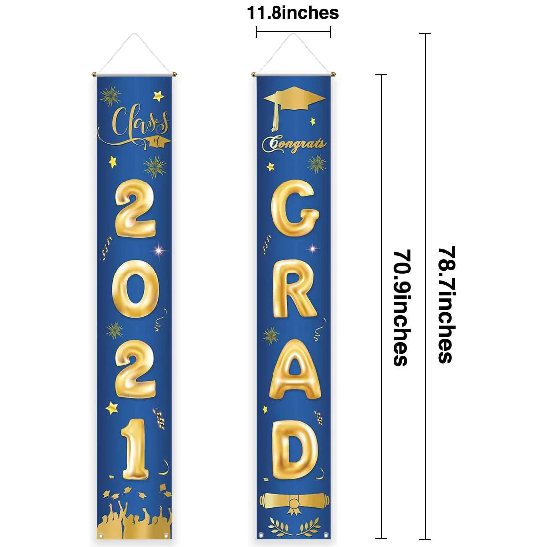 Allenjoy Class of 2021 Graduation Welcome Door Banner - Allenjoystudio