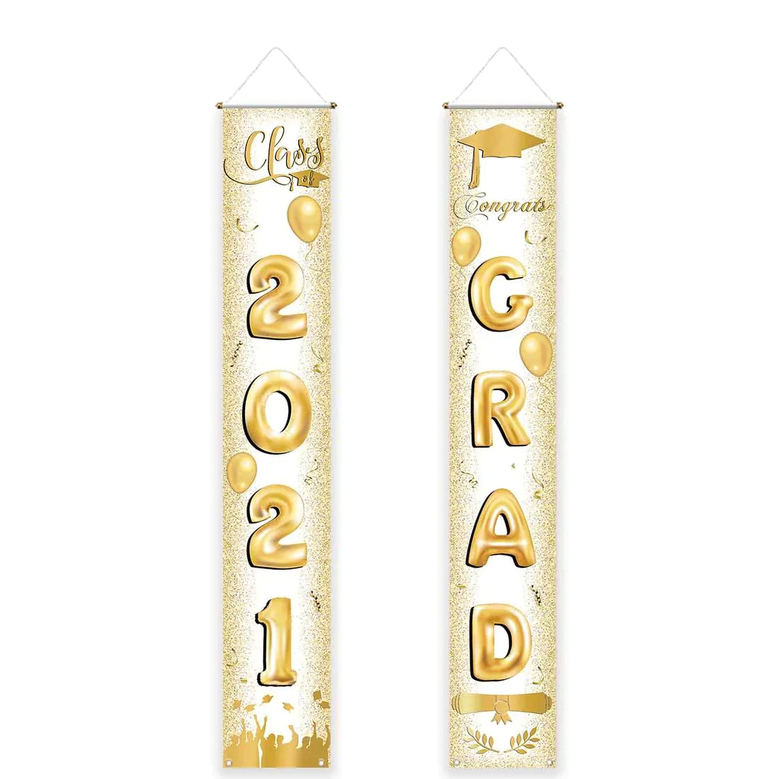 Allenjoy Class of 2021 Graduation Welcome Door Banner - Allenjoystudio
