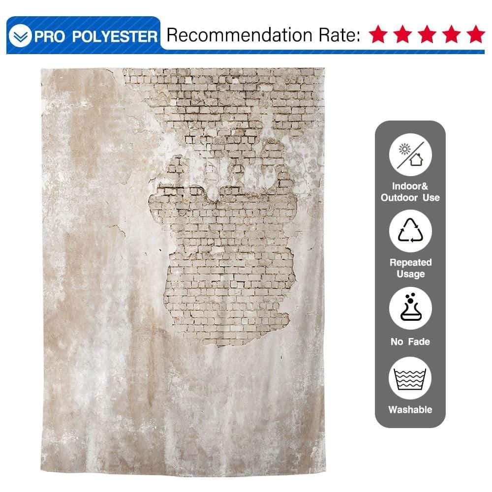 Allenjoy Classical Backdrop Textured Abstract Cloth Grey for Photo Studio - Allenjoystudio