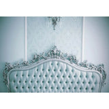 Allenjoy Classical Blue Bedroom Headboard Backdrop - Allenjoystudio