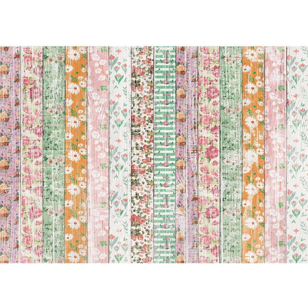 Allenjoy Clolorful Flower Wood Backdrop for Children - Allenjoystudio