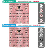 Allenjoy Congrats Grad Backdrop Step and Repeat Graduation Cap Class of 2021 Gold Glitter - Allenjoystudio