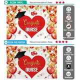 Allenjoy Congrats Nurse Graduation Backdrop for Girls Woman - Allenjoystudio